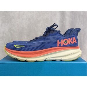 Hoka Women Clifton 9 Size 7.5B Evening Sky - Coral